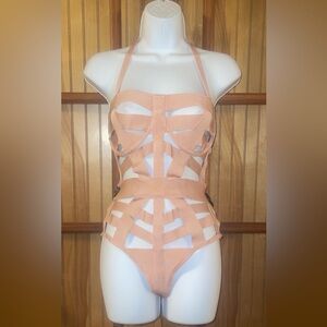 House of London Strappy Tan Women's Intimate Set